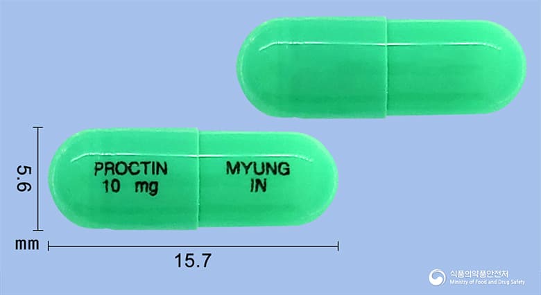 푸록틴캡슐 10mg