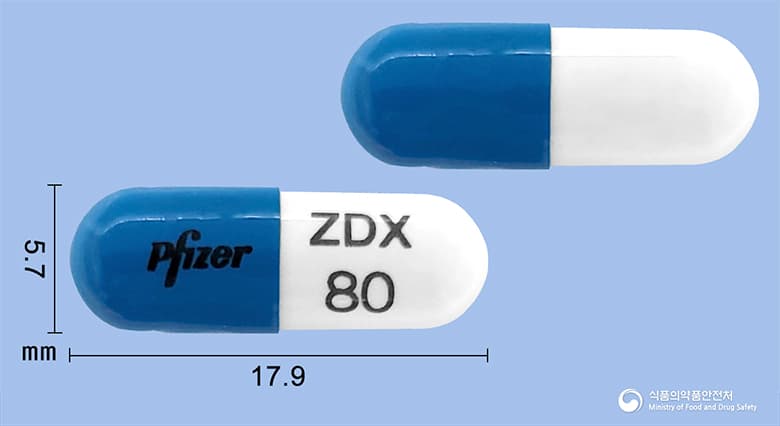 젤독스캡슐 80mg